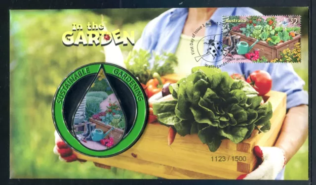 2019 In The Garden (SCM) Stamp Collecting Month - Medallion Cover 1123/1500