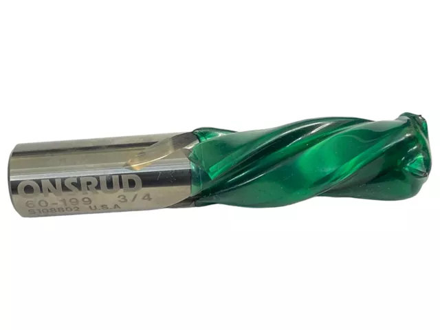 Onsrud 60-199 3 Edge Mortise Compression Spiral Carbide Router Bit 3/4" Tool NEW