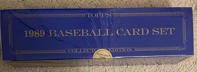 1989 Topps Tiffany baseball complete sealed set