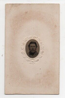 1860s Thumbnail Tintype of Civil War Soldier