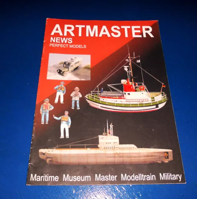 ARTMASTER Katalog Magazin Nr. 1 Modellbau Bausätze Maritime Militär in 1:87 HO