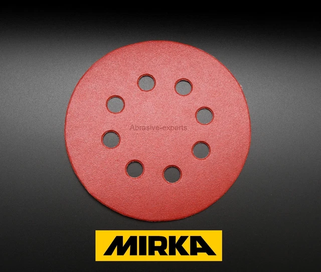 125MM SANDING DISCS MIRKA Orbital 5" hook & loop Sandpaper Pads