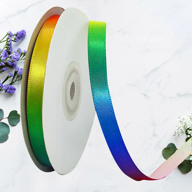 LLMtn Geschenkband Set 3 Rollen - 2cm Breit 66m Total Rot Grün Gold Polyester