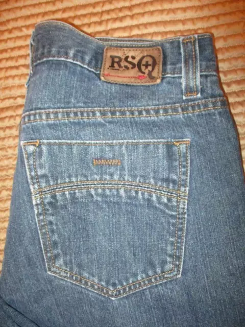 RSQ Relaxed Straight Leg Men's Jeans Blue Denim Size 32 x 31.5 Mint