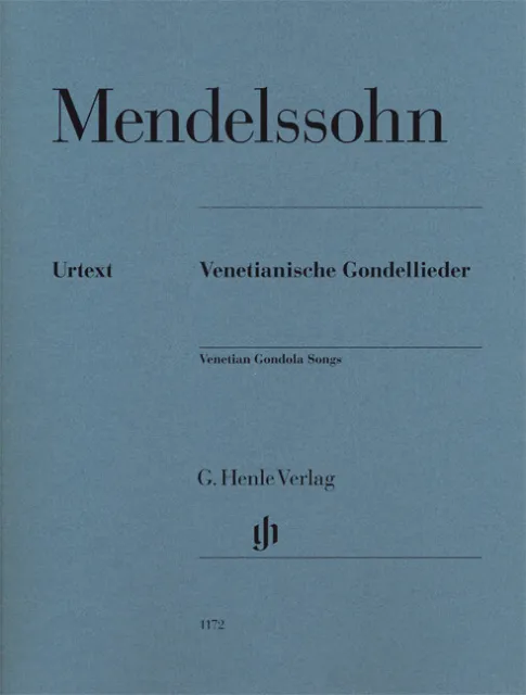 Venetian Gondola Songs Felix Mendelssohn Bartholdy Piano  Book [Softcover]