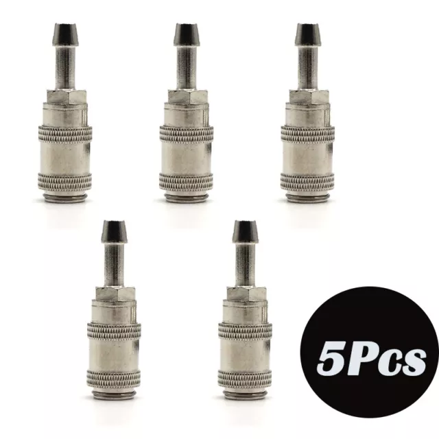 5Pcs Female Blood Pressure Cuff Connector Metal Air Hose NIBP Cuff Connectors