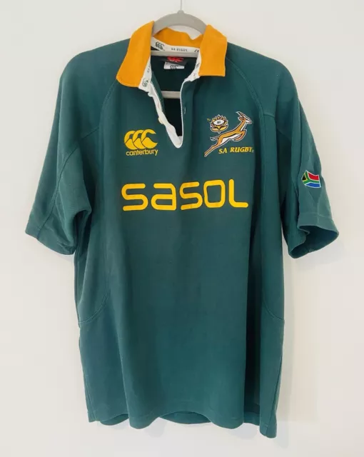 Vintage South Africa 2005 - 2006 Rugby Shirt Jersey Canterbury Size XL