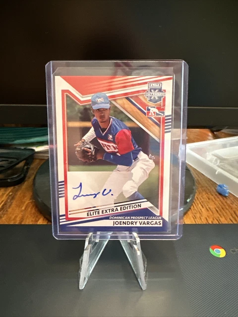 2022 Panini Elite Extra Edition - Signatures #209 Joendry Vargas (AU, RC)