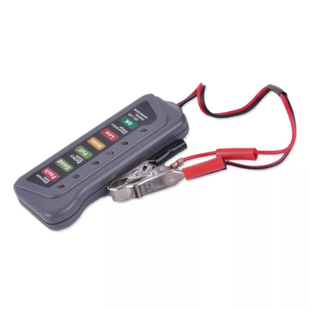 12V 6 LED Digital Battery Alternator Regulator Tester Check Car Motorcycle Auto