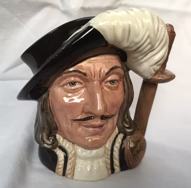 Royal Doulton 'ATHOS' (One Of The Three Musketeers ) D6452 Character Jug - 4"