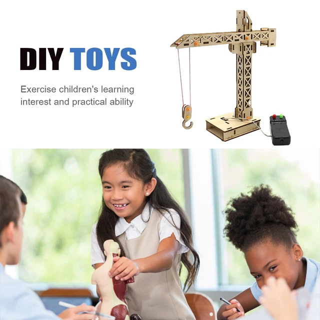 STUDENTS PHYSICAL SCIENCE Experiment Wire Control Crane STEM Toy Kit ...