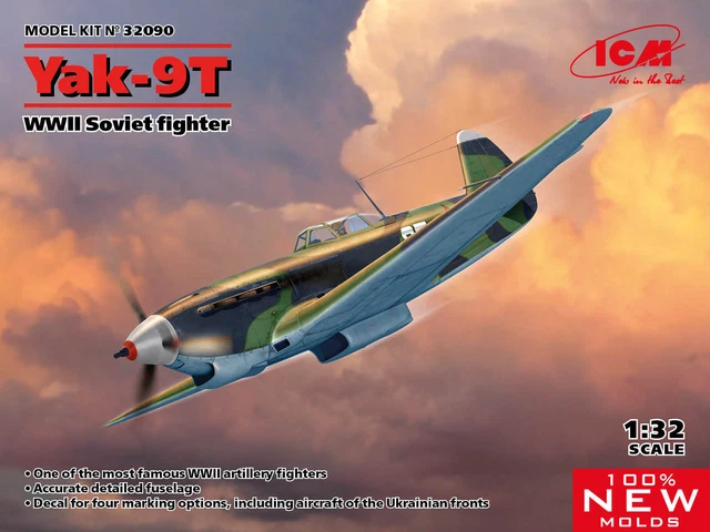 (ICM32090) - ICM 1:32 - Yak-9T, WWII Soviet Fighter
