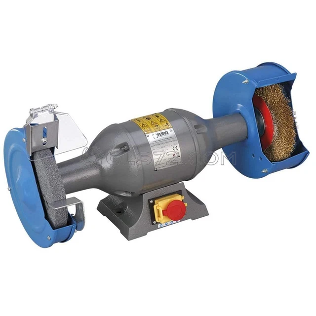 Smerigliatrice Da Banco 150mm - 300W, 2950 Giri/min, Con Dischi In Pietra - Foto 3