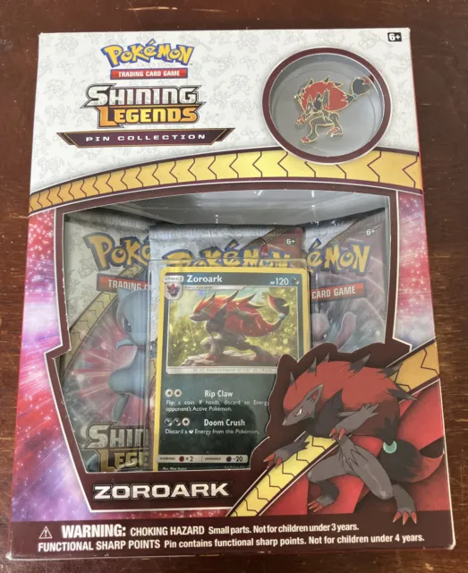2017 Pokemon Shining Legends Zoroark Pin Collection