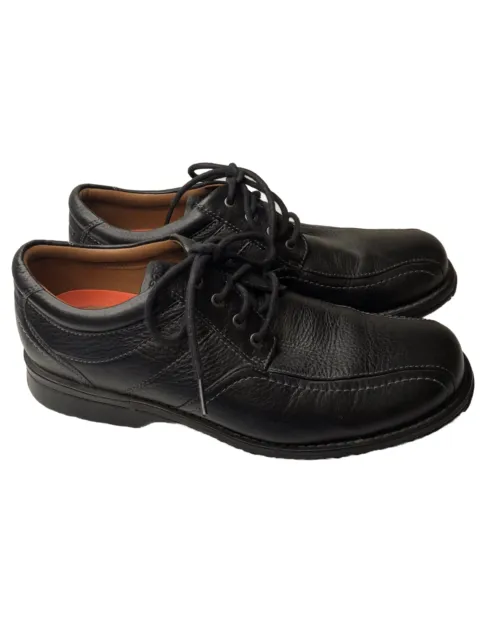 ROCKPORT ADIPRENE MENS 12M Black Leather Walking Shoes Lace Ups Shock ...