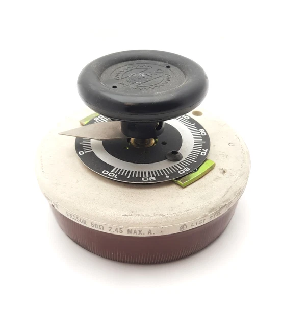 OHMITE RNS50R RHEOSTAT Potentiometer Resistance 50 Ohms Power Rating