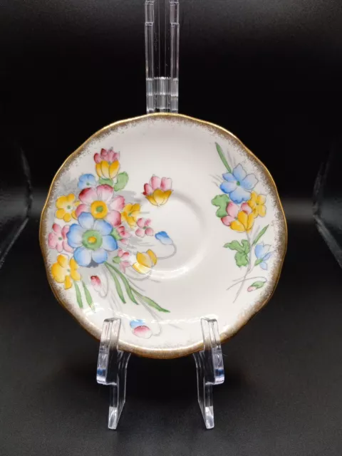 Hueso Pheonix De Colección Hecho en Inglaterra Oro con Flores Brillantes