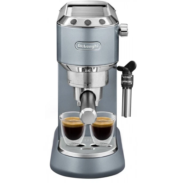 DeLonghi EC 785.AE Dedica Metallics Siebträger Espressomaschine hellblau 1300 W
