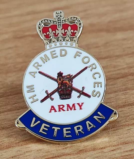 Veterans Pin Badge Armed Forces Military Royal Navy Badges RAF Royal Air Force