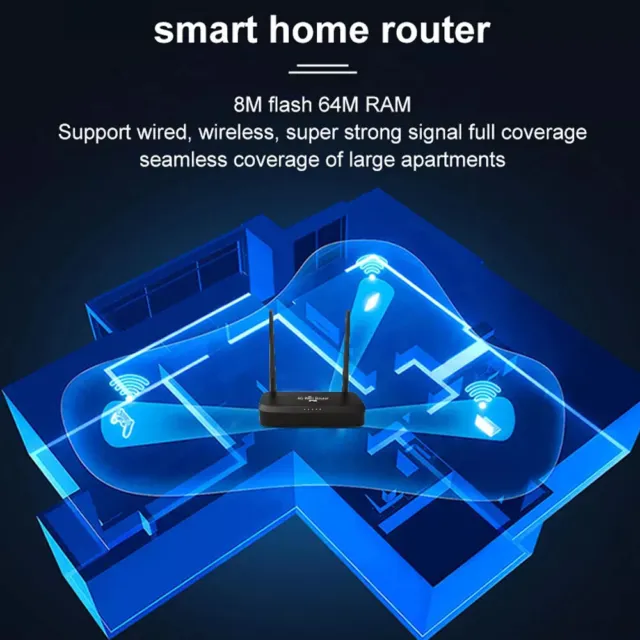 Router wireless 4G 300 Mbps hotspot WiFi e scheda SIM SBLOCCATA porta inoltro Regno Unito 6