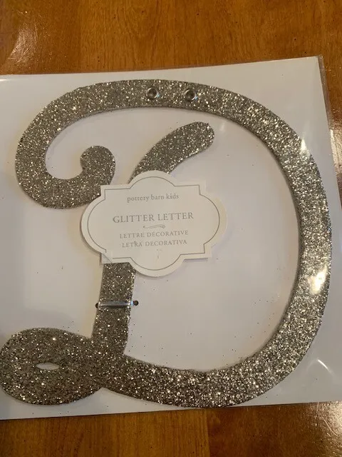 DECORATIVE GOLD WOOD with Glitter Cursive Letter D New $4.00 - PicClick