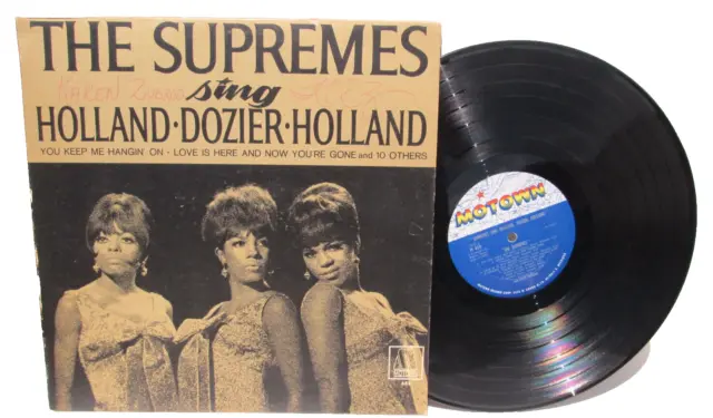 The Supremes Sing Holland Dozier LP - Original Motown 650 Vintage Vinyl