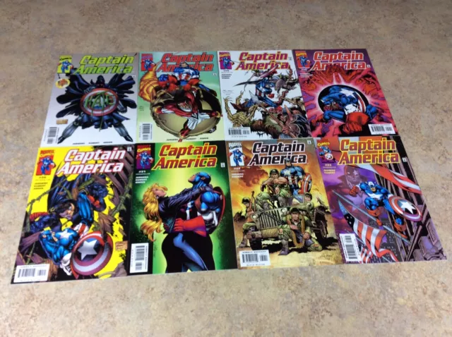 Captain America #26,27,28,29,30,31,32,33  Lot Of 8 Comic Vf 2000 Marvel