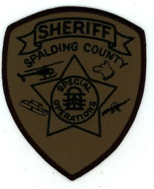 Georgia Ga Spalding County Sheriff Special Ops Subdued Shoulder Patch Police