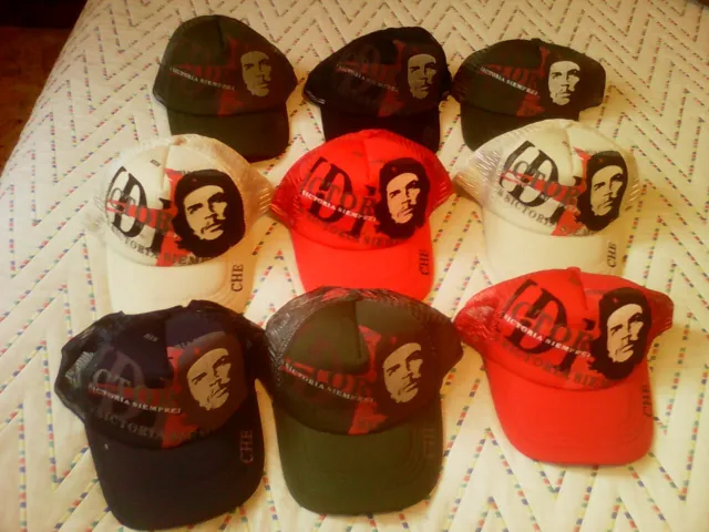Bella Collezione Di 9 Cappellini ' Nuovi ' ..  Tutti : ' Che Guevara ' !!!!!
