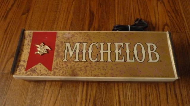 Michelob Beer Sign Light Vintage Non Motion