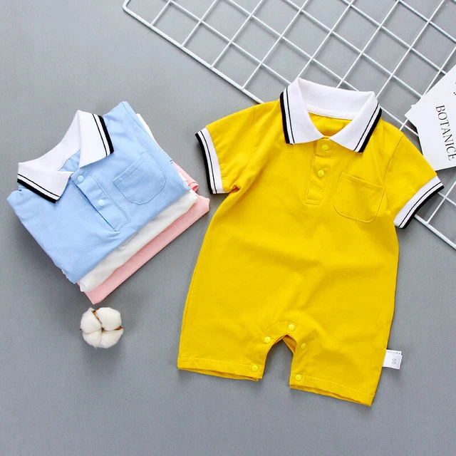 Newborn Infant Baby Boy Girl Kids Cotton Romper Jumpsuit Bodysuit Clothes Outfit