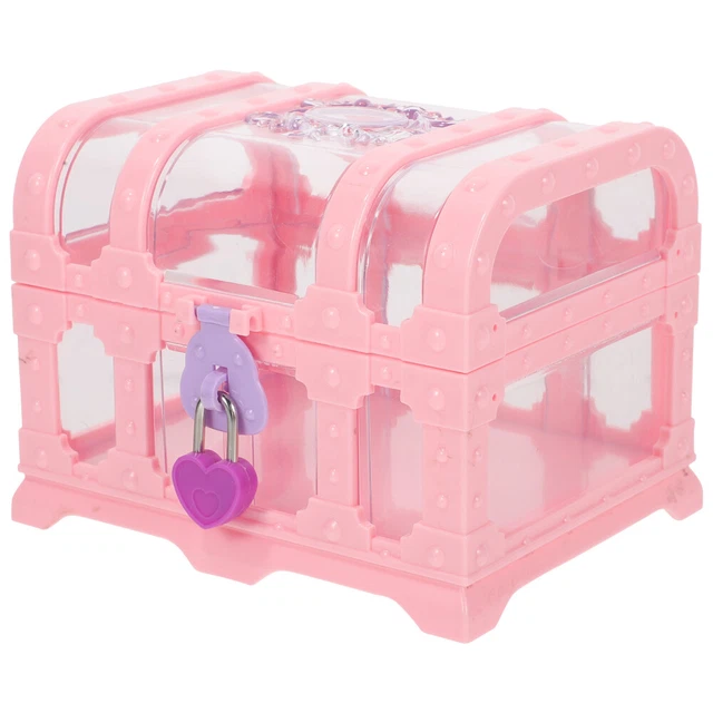 Caja de pecho caja del tesoro caja del tesoro maquillaje organizador caja cofre del tesoro