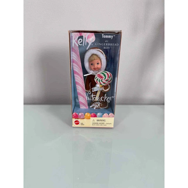 VTG BARBIE THE Nutcracker Doll Kelly Tommy Gingerbread Boy 2001 NIB