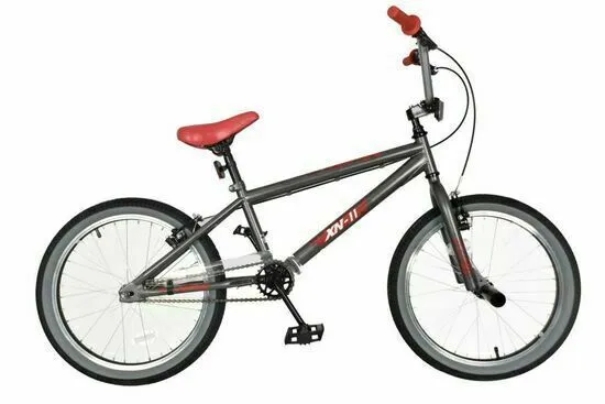 XN Kids Freestyle Stunt BMX Bike Unisex 20" Wheel Single Speed Grey XN-11-20