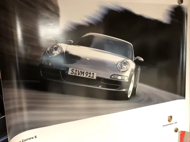 AWESOME New 911 Carrera S 2005 Factory Poster