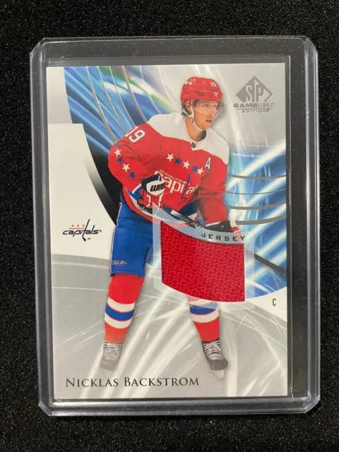 NHL **NIKLAS BACKSTROM** UD SP Game Used Jersey **WASHINGTON CAPITALS**