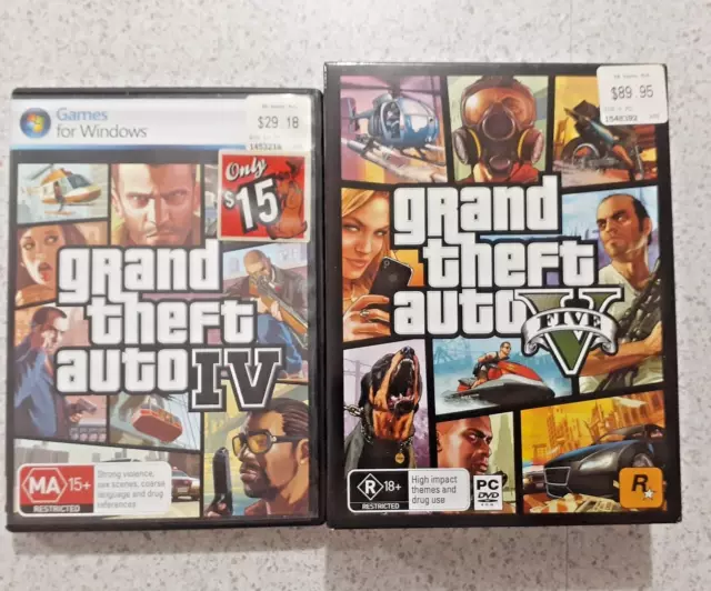 RARE! 2008 GRAND THEFT AUTO IV Niko Bellic PC Xbox PS3 Game = 2pg Promo  PRINT AD