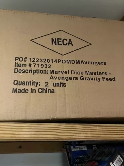 Sealed Case of 2 Gravity Feed Boxes / Units  Marvel Dice Masters:Avengers