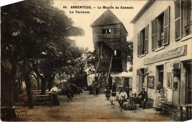 CPA Argenteuil Le Moulin de Sannois, La Terrasse FRANCE (1309185)