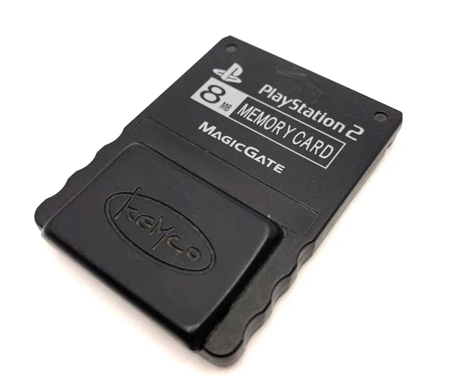 Carte PS Carte Mémoire 128 Mo Pour PlayStation 2 PS2 PSTwo - Format Original - Noir - Générique Neuve Sous Blister Kaico Free McBoot 8MB - Foto 12