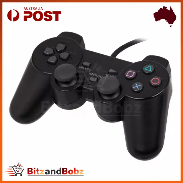 PlayStation 2 PS2 Controller Wired Dual Shock Gamepad Console Joystick Gaming