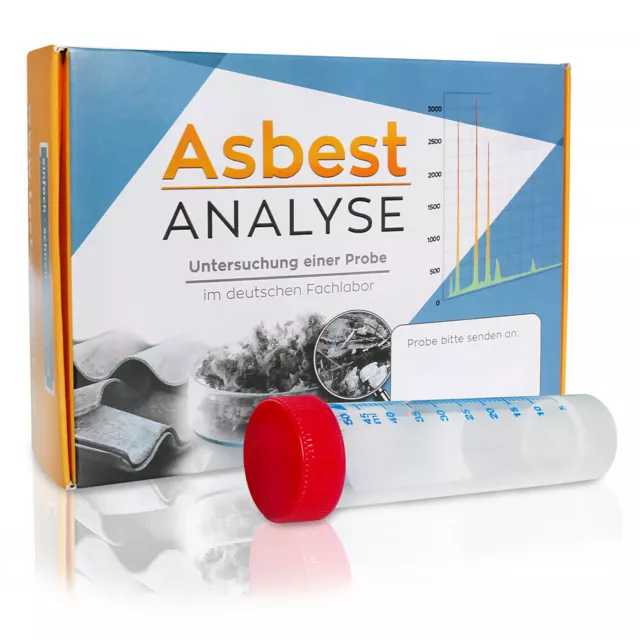 Asbest Test zur Kontrolle von Asbest in einer Materialprobe - Asbest Analyse