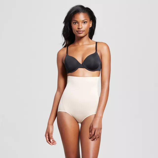 SLIMSHAPER BY MIRACLE Brands Women's Tailored High Waist Brief - Nude - L  $16.99 - PicClick