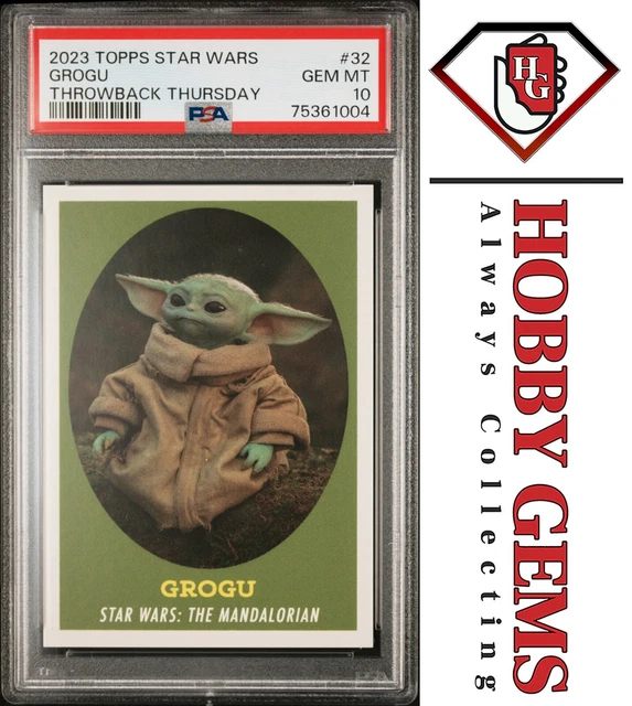 GROGU PSA 10 2023 Topps Star Wars Throwback Thursday TBT #32 C4