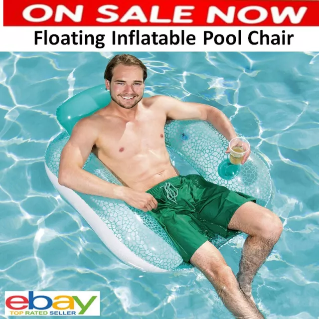 Bestway Inflatable Pool Float Floating Water Raft Lounger Swimming Chair Seat