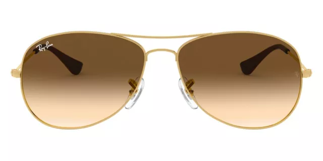 Ray-Ban 0RB3362 Sunglasses Men Gold Aviator 56mm New & Authentic