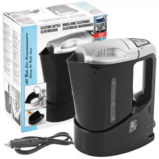 24V 300W 0.8L Car Camper Van Lorry Truck Thermal Protect Electric Travel Kettle