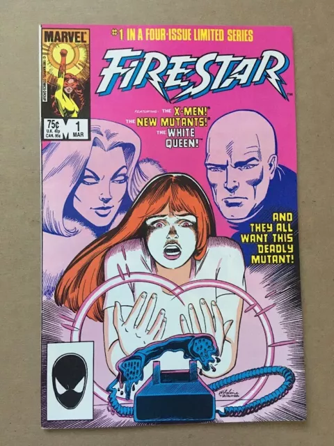 Firestar # 1 Fine/Vf Marvel Comics 1986 X-Men Hellfire Club White Queen