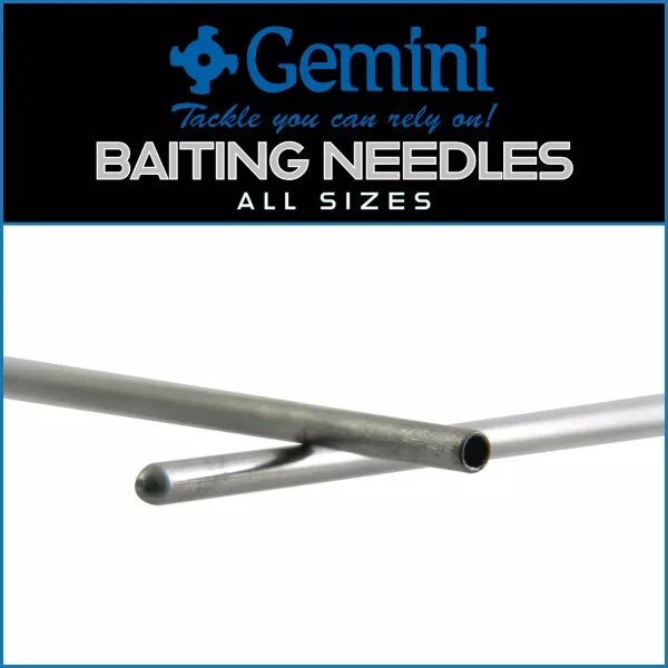 Gemini Tackle Genie Baiting Needles - All Sizes | New - Sea Fishing Accessories