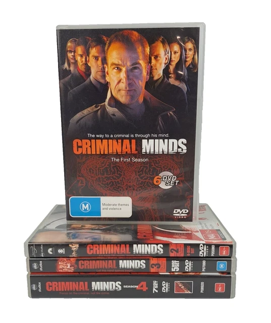 Criminal Minds DVD's Seasons 1, 2, 3 and 4 PAL Region 4 FREE POST WITH TRACKING